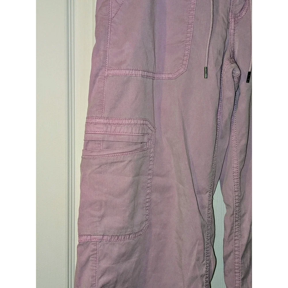 American Eagle Dreamy Drape Pants Lilac Purple Drawstring Size 00 NWT $60 - Picture 11 of 11